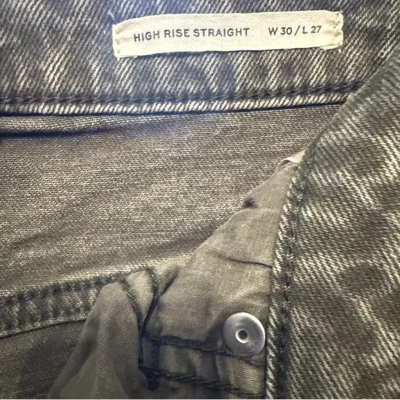 Olive Distressed Jeans - Picture 5 of 7